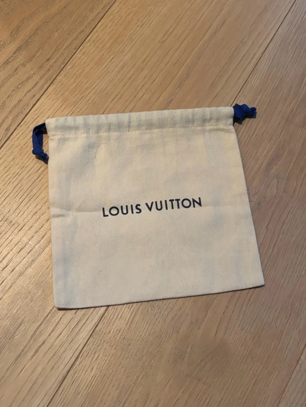 Louis Vuitton Orange Boxes with Blue Ribbon and Beige Dust Bag